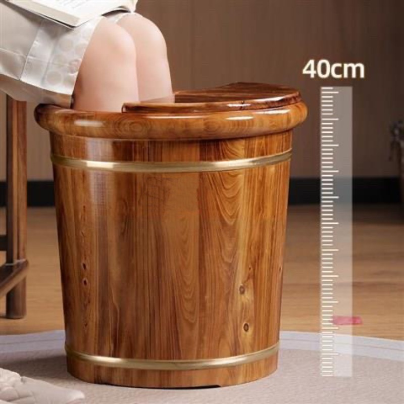 Spa & Wellness Joule - Wooden Foot Soaking Bucket, Solid Wood
