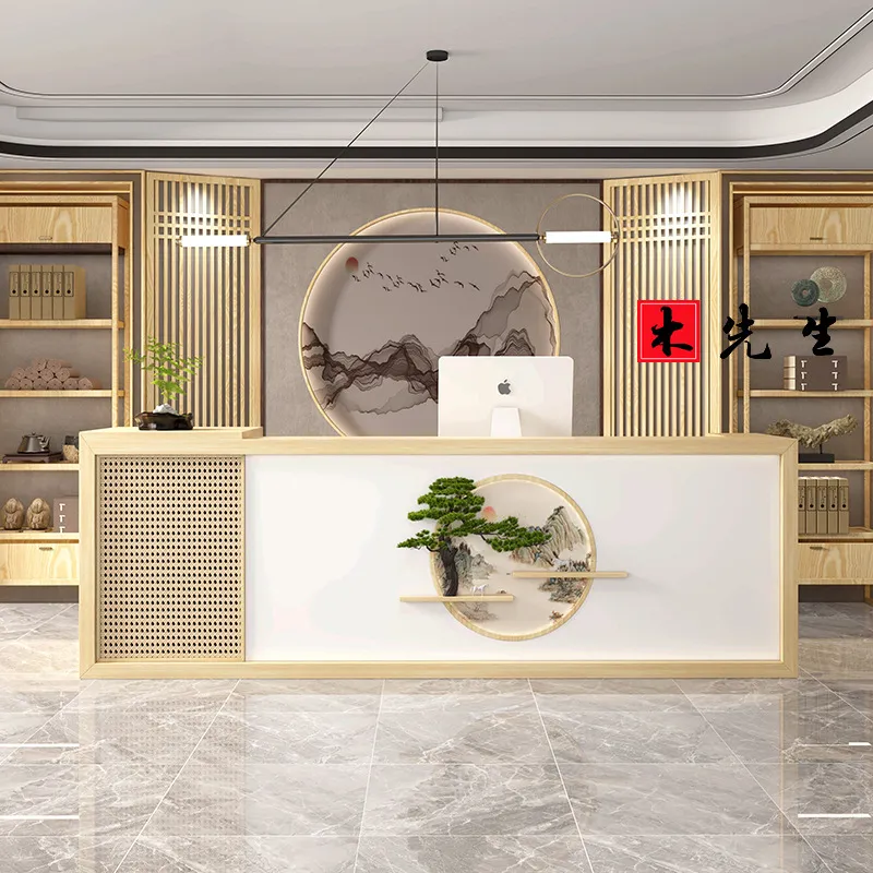 Solid Wood Reception Desk New  - огляд і ціна Spa And Wellness Hotel