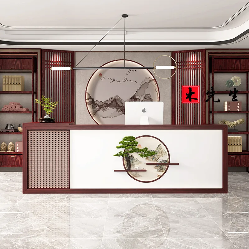 Solid Wood Reception Desk New  - огляд і ціна Spa And Wellness Hotel