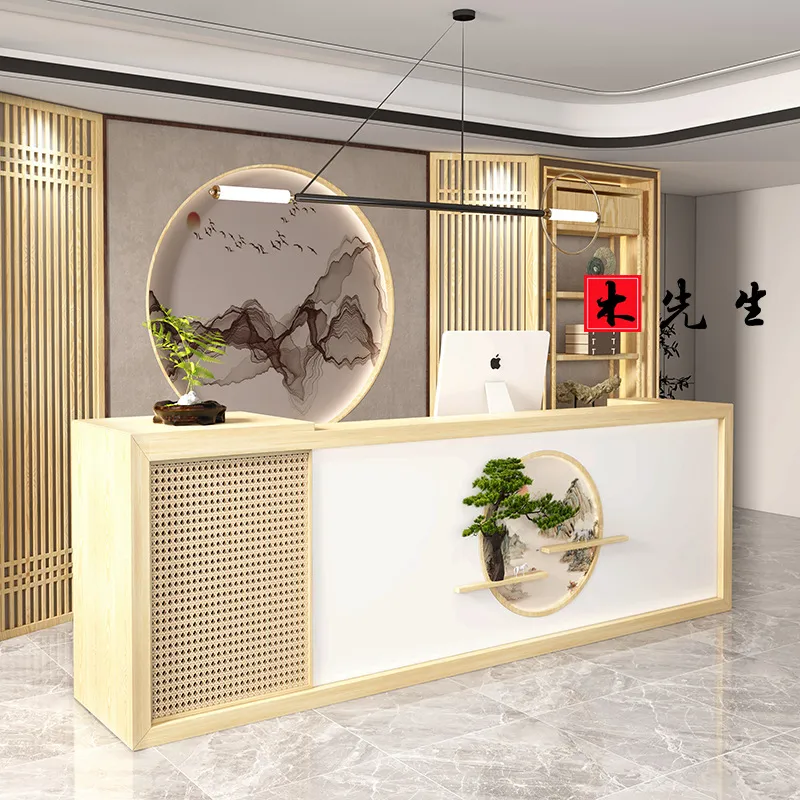Solid Wood Reception Desk New  - огляд і ціна Spa And Wellness Hotel