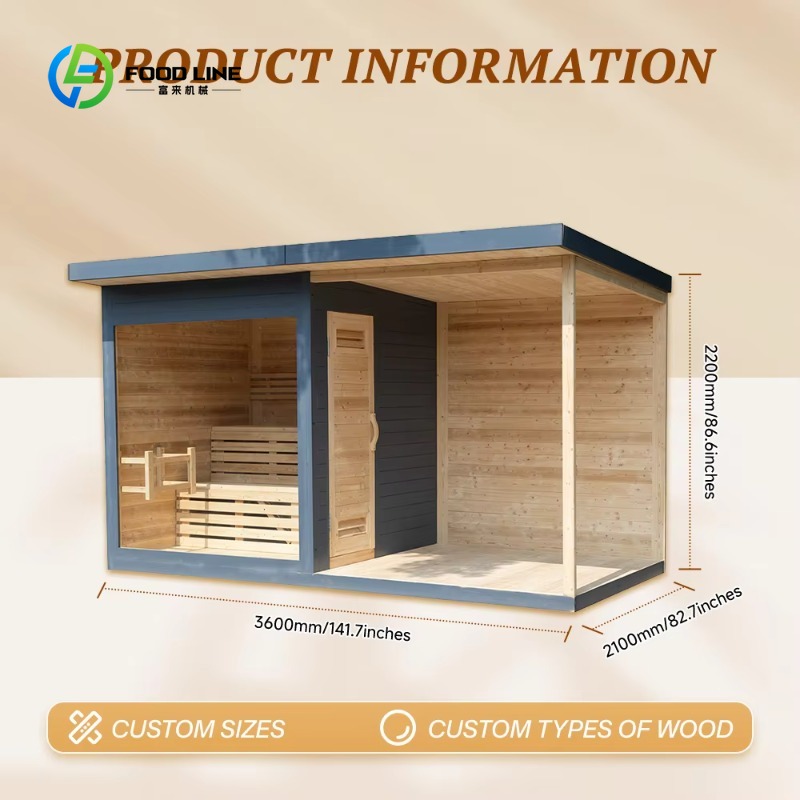 Customized Outdoor Sauna House - огляд і ціна Wellness Resort Spa