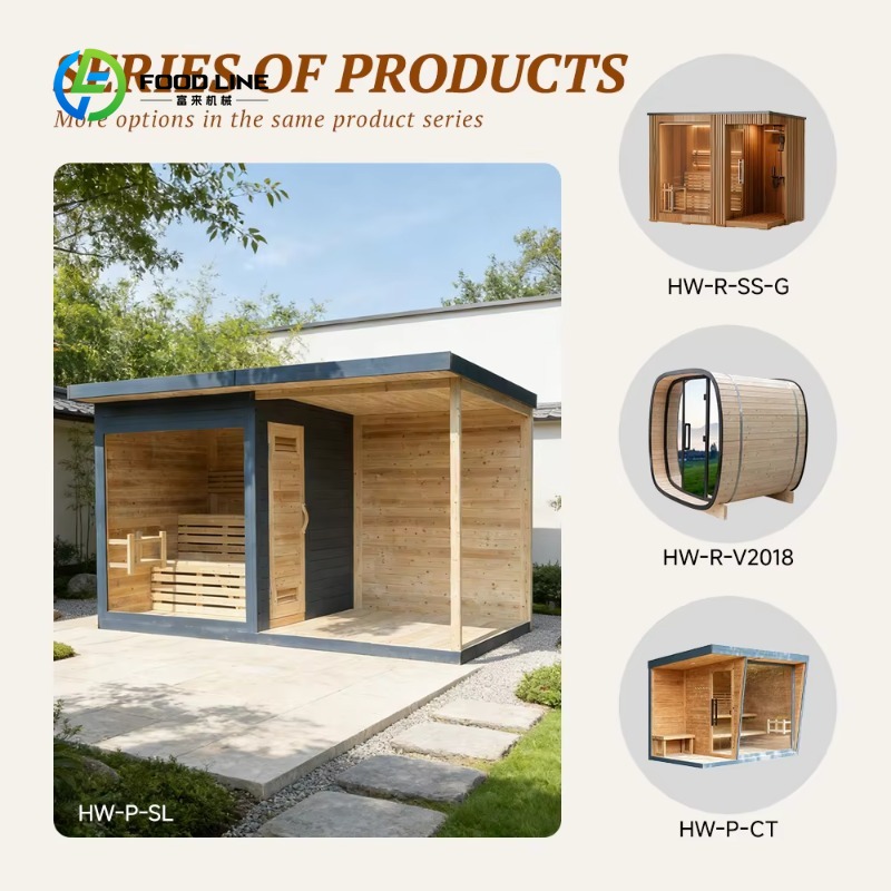 Customized Outdoor Sauna House - огляд і ціна Wellness Resort Spa