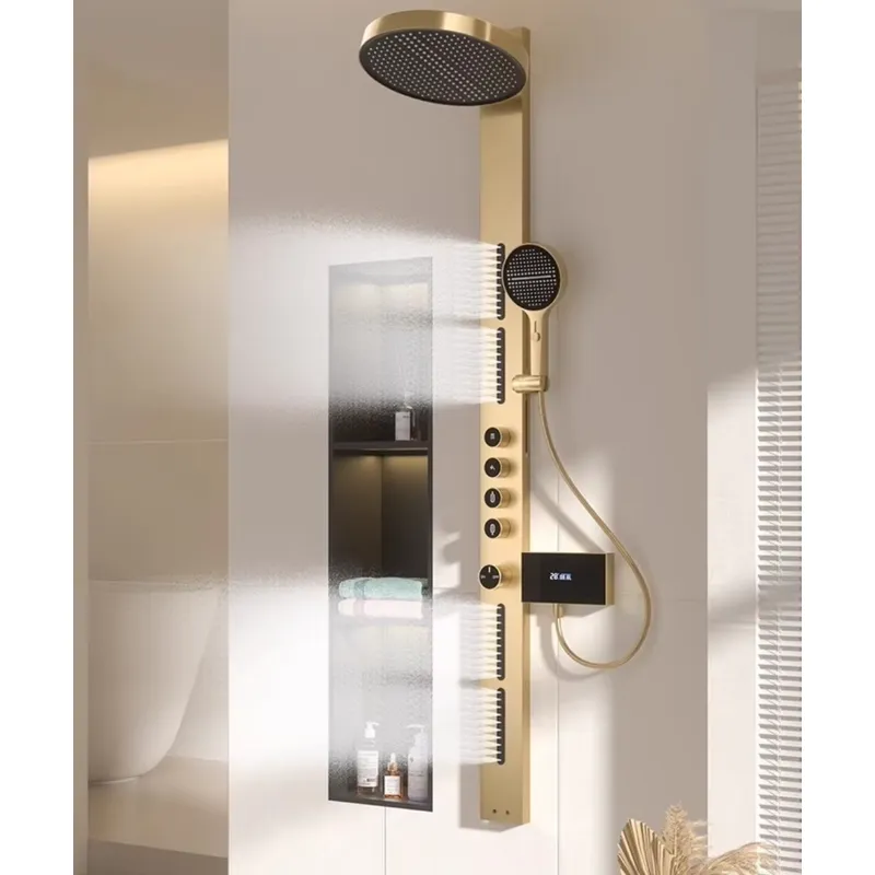 Brass Rainfall Shower Panel Se - огляд і ціна Spa & Wellness Joule